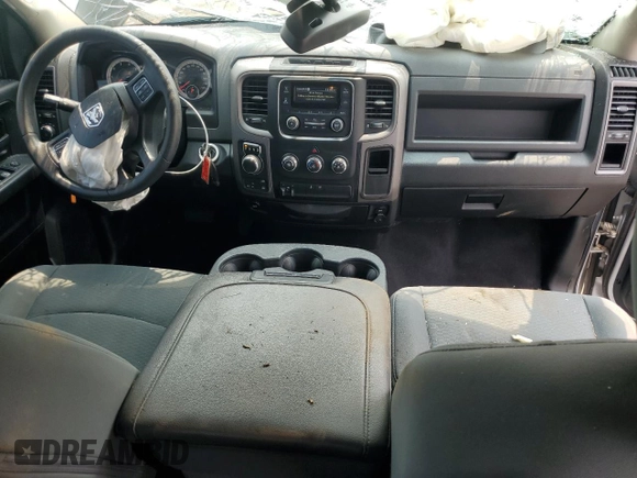 2018 Ram 1500 Express with VIN 1C6RR7FG1JS191242, listed as a Copart auction lot 58970085 with 126,427 mi miles and Salvage title. Bid and sale history available at DreamBid. Image 8.