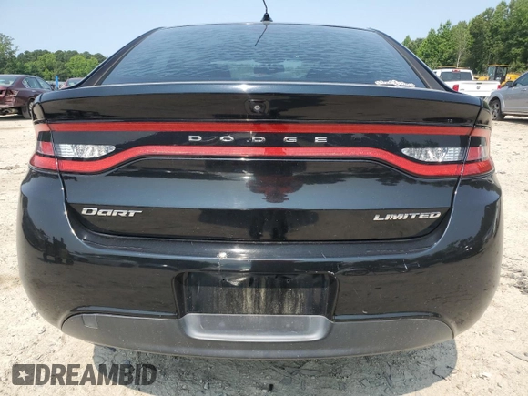 2013 Dodge Dart Limited with VIN 1C3CDFCA1DD334145, listed as a Copart auction lot 58892985 with 116,886 mi miles and Clean title. Bid and sale history available at DreamBid. Image 6.