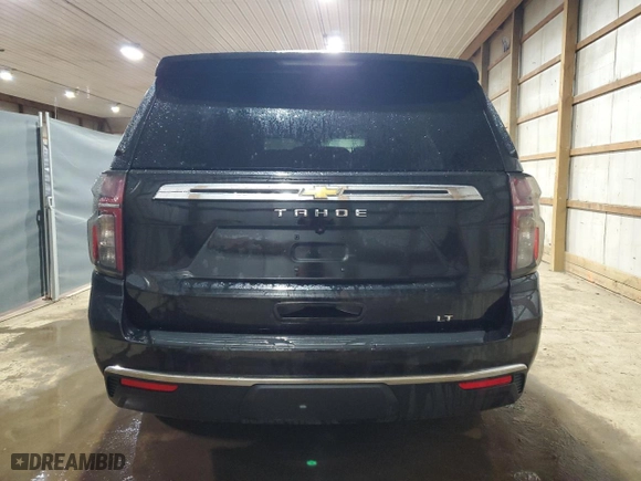 2023 Chevrolet Tahoe LT with VIN 1GNSCNKD9PR411522, listed as a Copart auction lot 51921485 with 53,372 mi miles and Clean Title. Bid and sale history available at carsss.com. Image 6.