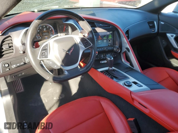 2019 Chevrolet Corvette Grand Sport 2LT with VIN 1G1YY3D73K5114173, listed as a Copart auction lot 77837054 with 39,303 mi miles and Salvage Title. Bid and sale history available at carsss.com. Image 8.