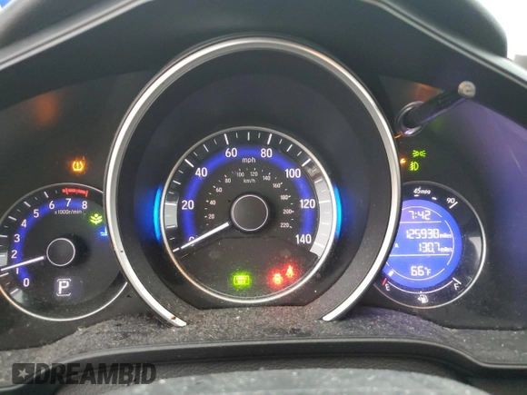 2016 Honda Fit EX with VIN JHMGK5H72GX011508, listed as a Copart auction lot 43656785 with 125,938 mi miles and Salvage title. Bid and sale history available at DreamBid. Image 9.
