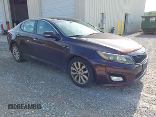 2015 Kia Optima EX with VIN 5XXGN4A75FG351223, listed as a IAAI auction lot 42732567 with 124,400 mi miles and . Bid and sale history available at DreamBid. Image 1.
