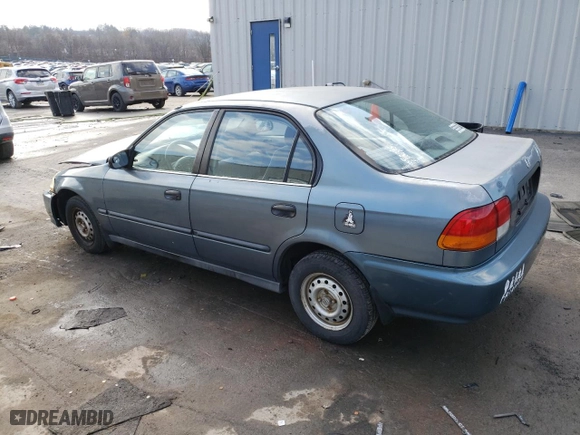 1996 Honda Civic DX with VIN 2HGEJ6627TH519109, listed as a Copart auction lot 80286234 with 149,482 mi miles and Salvage Title. Bid and sale history available at carsss.com. Image 2.