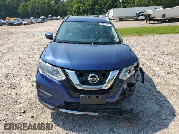 2017 Nissan Rogue SV with VIN JN8AT2MT8HW144047, listed as a Copart auction lot 62475305 with 133,167 mi miles and Salvage title. Bid and sale history available at DreamBid. Image 5.