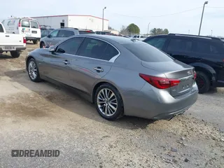 2018 Infiniti Q50 3.0t SPORT with VIN JN1EV7AR1JM440366, listed as a IAAI auction lot 41468676 with 89,065 mi miles. Bid and sale history available at carsss.com. Image 3.