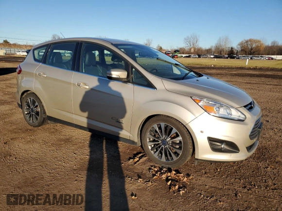 2017 Ford C-Max Energi Titanium with VIN 1FADP5FU4HL110439, listed as a Copart auction lot 80728103 with 81,013 mi miles. Bid and sale history available at carsss.com. Image 4.