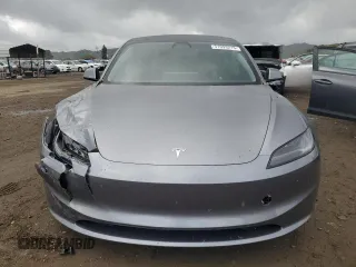 2025 Tesla Model 3 Long Range with VIN 5YJ3E1EAXSF980461, listed as a Copart auction lot 51093215 with 225 mi miles and Salvage title. Bid and sale history available at DreamBid. Image 5.