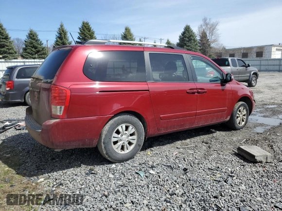 2012 Kia Sedona LX with VIN KNDMG4C74C6435232, listed as a Copart auction lot 51941995 with 210,698 mi miles and Clean Title. Bid and sale history available at carsss.com. Image 3.