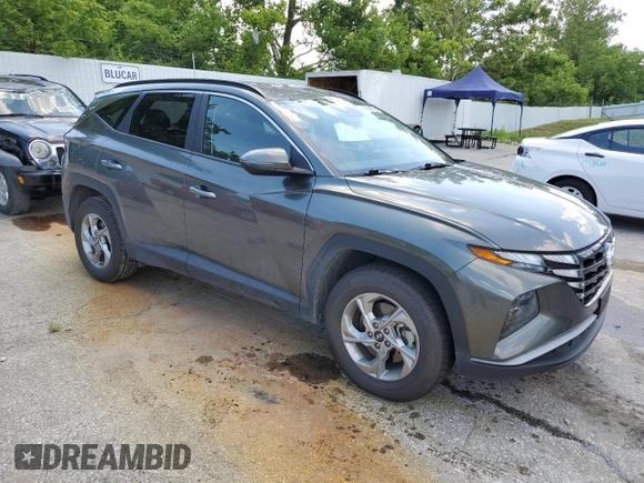 2023 Hyundai Tucson SEL with VIN 5NMJBCAEXPH209637, listed as a Copart auction lot 63222495 with 62,009 mi miles and Clean title. Bid and sale history available at DreamBid. Image 4.