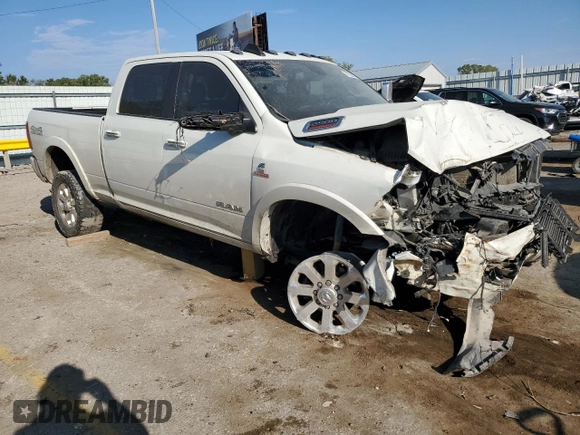 2020 Ram 2500 Laramie with VIN 3C6UR5FL3LG146972, listed as a Copart auction lot 71235674 with 100,312 mi miles and Salvage Title. Bid and sale history available at carsss.com. Image 4.