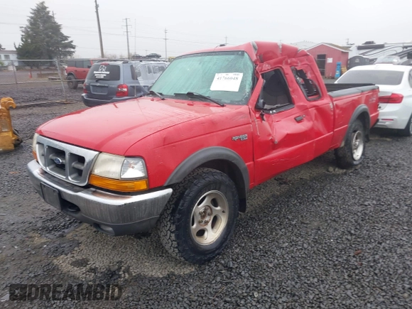 2000 Ford Ranger XLT with VIN 1FTZR15X2YPC01684, listed as a IAAI auction lot 41766048 with 184,221 mi miles. Bid and sale history available at carsss.com. Image 17.
