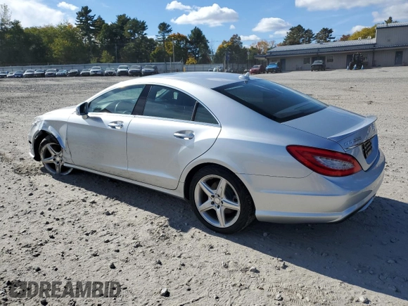 2014 Mercedes-Benz CLS-Class CLS 550 with VIN WDDLJ9BB1EA098265, listed as a Copart auction lot 76141154 with 76,715 mi miles and Clean Title. Bid and sale history available at carsss.com. Image 2.