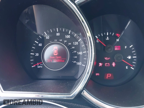 2013 Kia Optima LX with VIN 5XXGM4A74DG114626, listed as a IAAI auction lot 41349903 with 126,856 mi miles. Bid and sale history available at carsss.com. Image 7.