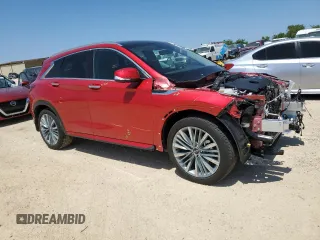 2024 Infiniti QX50 Sensory z VIN 3PCAJ5EB2RF112760, wystawiony jako Copart lot #51296305 z przebiegiem 7 677 mil mil oraz Szkoda całkowita • Salvage title. Historia ofert i sprzedaży dostępna na DreamBid. Obrazek 4.