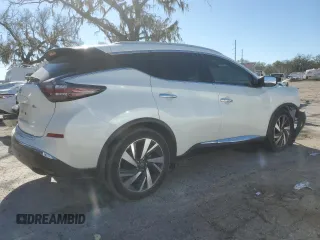 2022 Nissan Murano SL with VIN 5N1AZ2CJ8NC117319, listed as a Copart auction lot 82297434 with 24,801 mi miles and Non Repairable. Bid and sale history available at DreamBid. Image 3.