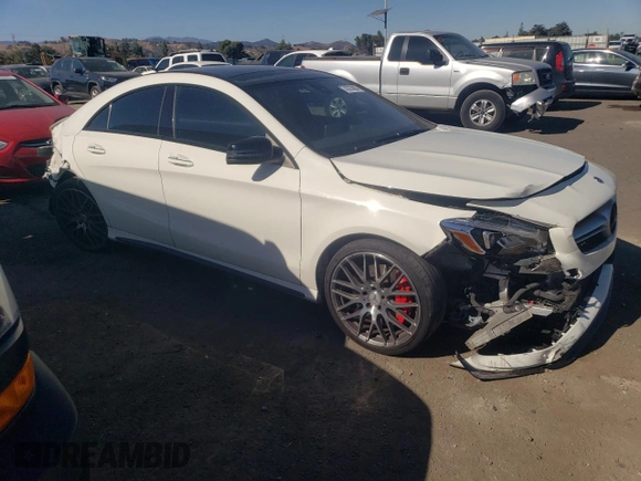 2018 Mercedes-Benz CLA 45 AMG with VIN WDDSJ5CB6JN583393, listed as a Copart auction lot 74323883 with 60,796 mi miles and . Bid and sale history available at DreamBid. Image 4.