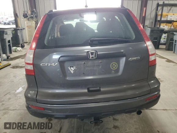 2011 Honda CR-V LX with VIN 5J6RE4H34BL039412, listed as a Copart auction lot 53191615 with 0 mi miles and Salvage Title. Bid and sale history available at carsss.com. Image 6.