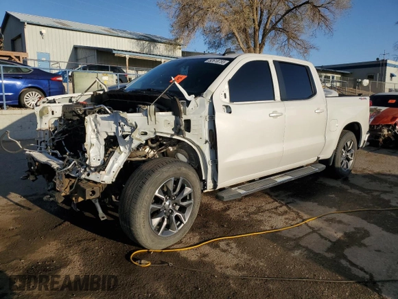 2021 Chevrolet Silverado 1500 RST with VIN 3GCUYEEL0MG402693, listed as a Copart auction lot 52618755 with 58,666 mi miles and Salvage Title. Bid and sale history available at carsss.com. Image 1.