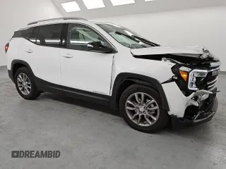 2024 GMC Terrain SLT with VIN 3GKALVEG5RL326685, listed as a Copart auction lot 86704444 with 7,090 mi miles and Salvage title. Bid and sale history available at DreamBid. Image 4.