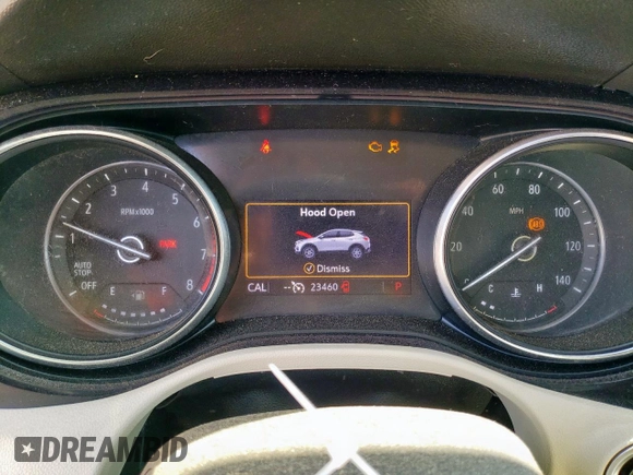 2021 Buick Encore GX Select with VIN KL4MMDSL1MB179593, listed as a Copart auction lot 56063875 with 23,460 mi miles and Clean title. Bid and sale history available at DreamBid. Image 9.