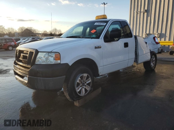 2007 Ford F-150 XL with VIN 1FTRF12W27NA28473, listed as a Copart auction lot 87459744 with Not Provided miles and Salvage Title. Bid and sale history available at carsss.com. Image 1.