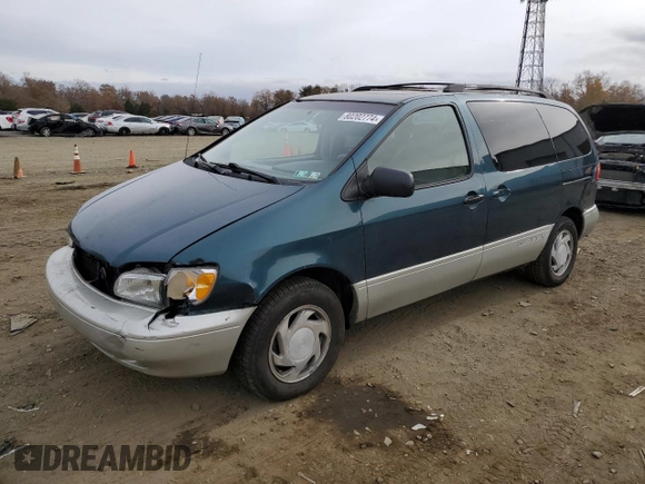 1998 Toyota Sienna LE with VIN 4T3ZF13C2WU002953, listed as a Copart auction lot 80202774 with 259,683 mi miles and Salvage Title. Bid and sale history available at carsss.com. Image 1.