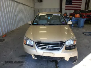 2009 Kia Spectra EX with VIN KNAFE222395665848, listed as a Copart auction lot 51017925 with 30,186 mi miles and Salvage Title. Bid and sale history available at DreamBid. Image 5.