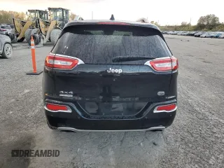 2018 Jeep Cherokee Overland with VIN 1C4PJMJX8JD562138, listed as a Copart auction lot 77249404 with 119,865 mi miles and Salvage Title. Bid and sale history available at carsss.com. Image 6.