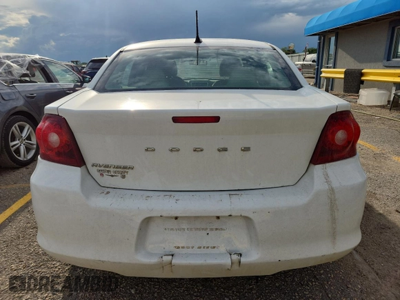 2013 Dodge Avenger SXT with VIN 1C3CDZCB0DN557314, listed as a Copart auction lot 61806395 with 98,967 mi miles and Clean title. Bid and sale history available at DreamBid. Image 6.