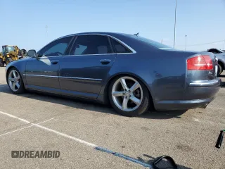 2008 Audi A8 4.2L z VIN WAUMV94E98N010602, wystawiony jako Copart lot #67390454 z przebiegiem 163 772 mil mil oraz Szkody całkowita. Historia ofert i sprzedaży dostępna na DreamBid. Obrazek 2.