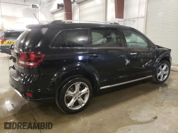2017 Dodge Journey Crossroad Plus with VIN 3C4PDDGG9HT706315, listed as a Copart auction lot 58786765 with 34,677 mi miles and Salvage title. Bid and sale history available at DreamBid. Image 3.