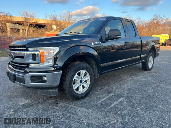 2018 Ford F-150 XL with VIN 1FTEX1CB0JKF17440, listed as a Copart auction lot 52651455 with 168,000 mi miles and Clean Title. Bid and sale history available at carsss.com. Image 2.