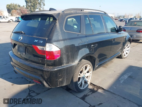 2010 BMW X3 xDrive30i with VIN WBXPC9C41AWJ39788, listed as a IAAI auction lot 41014468 with 181,636 mi miles. Bid and sale history available at carsss.com. Image 4.