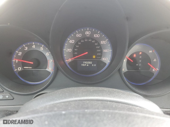 2008 Acura TL with VIN 19UUA66288A028582, listed as a Copart auction lot 50201615 with 190,282 mi miles and Salvage Title. Bid and sale history available at carsss.com. Image 9.