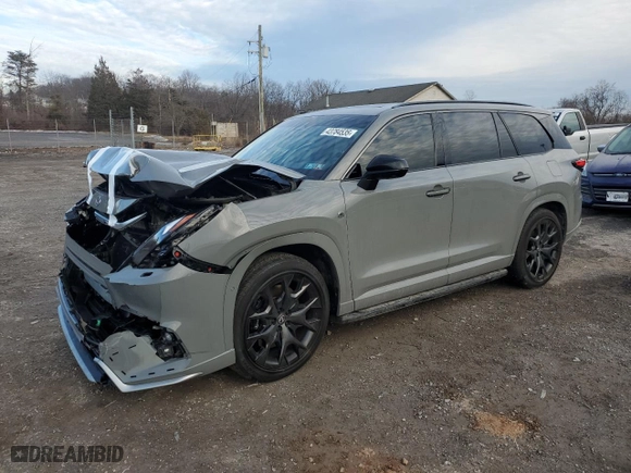 2024 Lexus TX with VIN 5TDABAB64RS005119, listed as a Copart auction lot 43784535 with NaN miles and Salvage Title. Bid and sale history available at carsss.com. Image 1.