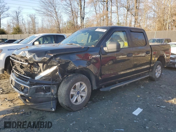 2018 Ford F-150 XL with VIN 1FTEW1C58JFC55219, listed as a Copart auction lot 84671284 with 106,179 mi miles and Salvage Title. Bid and sale history available at carsss.com. Image 1.