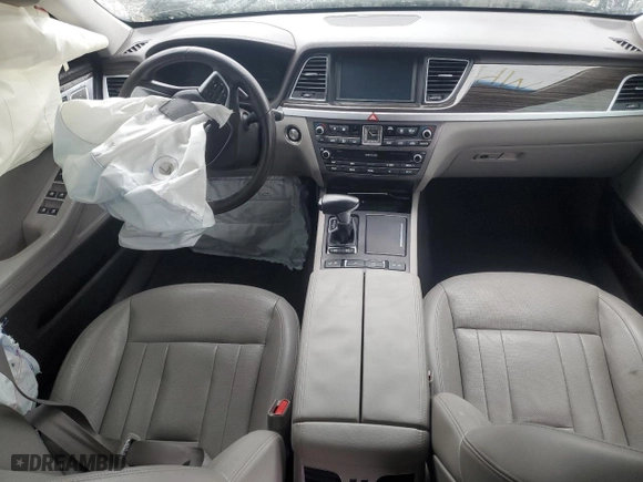 2020 Genesis G80 3.8L with VIN KMTFN4JE7LU337857, listed as a Copart auction lot 37093474 with 0 mi miles and Salvage Title. Bid and sale history available at carsss.com. Image 8.