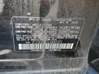 2020 Subaru Forester Premium z VIN JF2SKAJC1LH445971, wystawiony jako Copart lot #59554125 z przebiegiem 102 814 mil mil oraz Szkoda całkowita • Salvage title. Historia ofert i sprzedaży dostępna na DreamBid. Obrazek 13.
