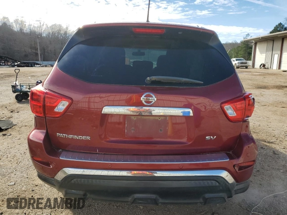 2017 Nissan Pathfinder SV z VIN 5N1DR2MN1HC695846, wystawiony jako Copart lot #45953705 z przebiegiem 135 587 mil mil oraz Szkody całkowita. Historia ofert i sprzedaży dostępna na DreamBid. Obrazek 6.