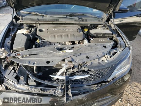 2015 Chrysler 200 S with VIN 1C3CCCBB1FN760099, listed as a Copart auction lot 42307425 with 103,809 mi miles and Salvage Title. Bid and sale history available at carsss.com. Image 11.