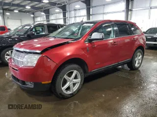 2008 Lincoln MKX with VIN 2LMDU88C68BJ04487, listed as a Copart auction lot 47638705 with 125,962 mi miles and Salvage Title. Bid and sale history available at carsss.com. Image 1.
