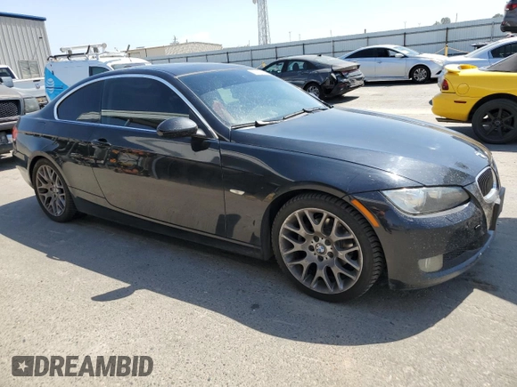 2007 BMW 3 Series 328i with VIN WBAWB33517PV73601, listed as a Copart auction lot 59367045 with 172,635 mi miles and Salvage title. Bid and sale history available at DreamBid. Image 4.