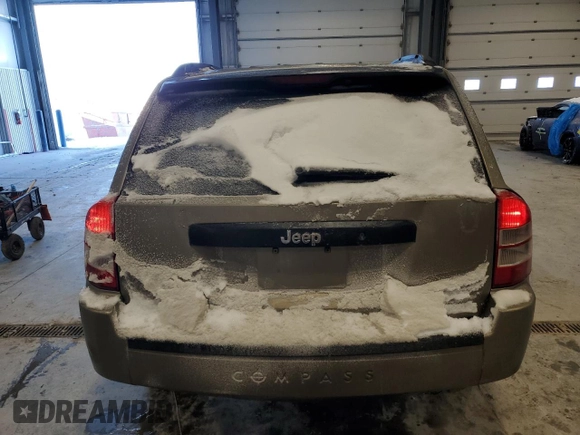 2008 Jeep Compass Sport with VIN 1J8FT47078D665893, listed as a Copart auction lot 44558255 with 138,490 mi miles and Salvage Title. Bid and sale history available at carsss.com. Image 6.