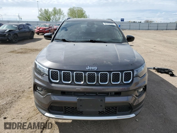 2024 Jeep Compass Limited с VIN 3C4NJDCN1RT602861, выставлен на аукционе Copart как лот 55702605 с пробегом 15 029 миль миль и Списание • Salvage title. История ставок и продаж доступна на DreamBid. Изображение 5.