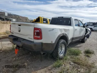 2022 Ram 3500 Longhorn with VIN 3C63RRKLXNG338921, listed as a Copart auction lot 72313304 with 32,930 mi miles and Salvage Title. Bid and sale history available at carsss.com. Image 3.