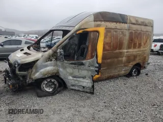 2021 Ford Transit Cargo with VIN 1FTBR1X87MKA53689, listed as a Copart auction lot 84037174 with Not Provided miles and Salvage Title. Bid and sale history available at DreamBid. Image 1.