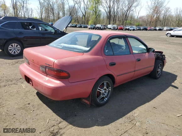 1993 Geo Prizm with VIN 1Y1SK5362PZ008909, listed as a Copart auction lot 54151695 with 302,345 mi miles and Salvage Title. Bid and sale history available at carsss.com. Image 3.