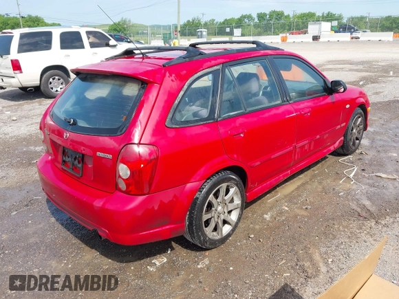 2003 Mazda Protege with VIN JM1BJ245231214946, listed as a IAAI auction lot 42163979 with 220,081 mi miles and . Bid and sale history available at DreamBid. Image 4.