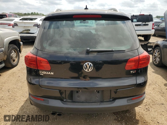 2016 Volkswagen Tiguan R-Line with VIN WVGAV7AX1GW514727, listed as a Copart auction lot 65925595 with 87,012 mi miles and Clean title. Bid and sale history available at DreamBid. Image 6.