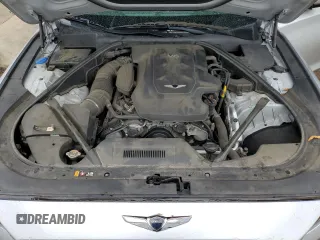 2018 Genesis G80 3.8L with VIN KMHGN4JE9JU263871, listed as a Copart auction lot 71884574 with 81,777 mi miles and Salvage Title. Bid and sale history available at carsss.com. Image 11.